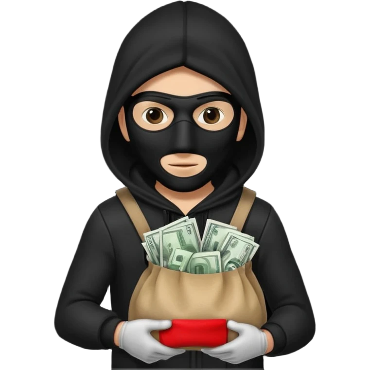 As un emoji de un ladrón  emoji