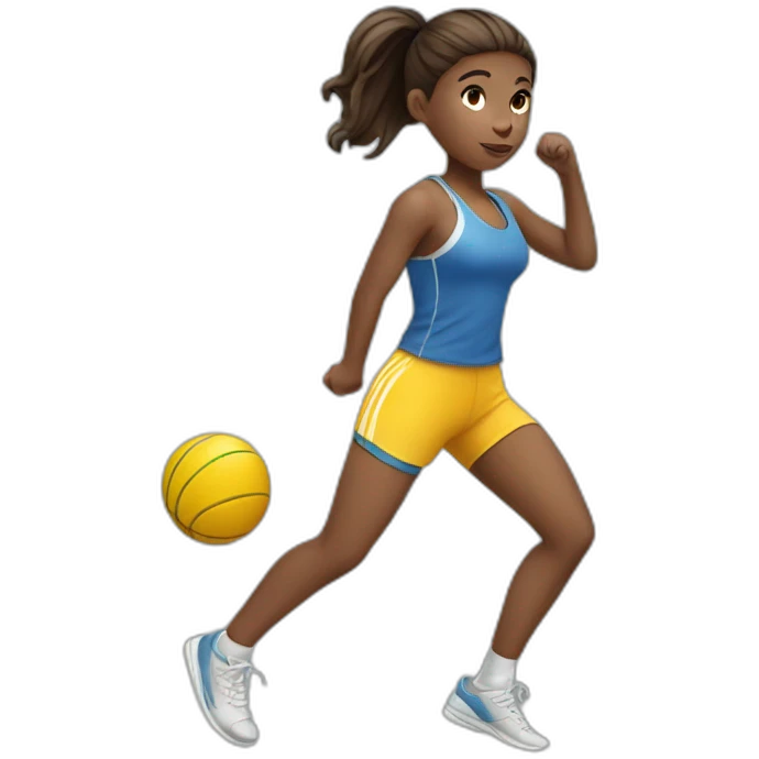 girl doing sport  emoji