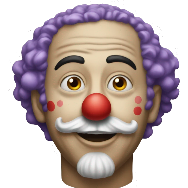 Make art the clown emoji