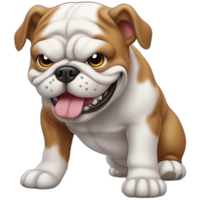 Bulldog furioso emoji