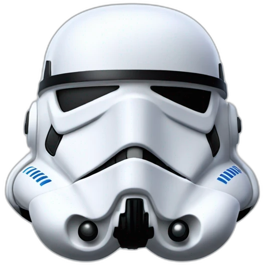 star wars stormtrooper blue helmet emoji