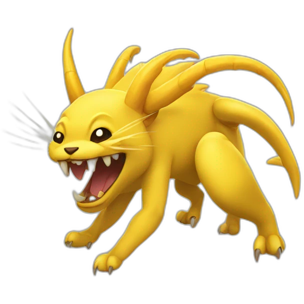 Yellow big claws emoji