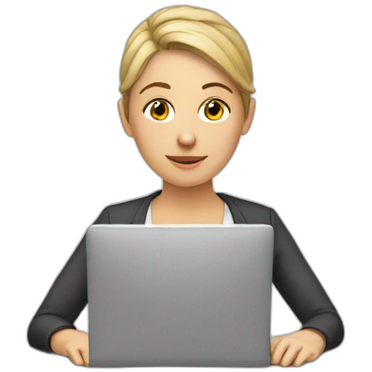me female typing thesis emoji