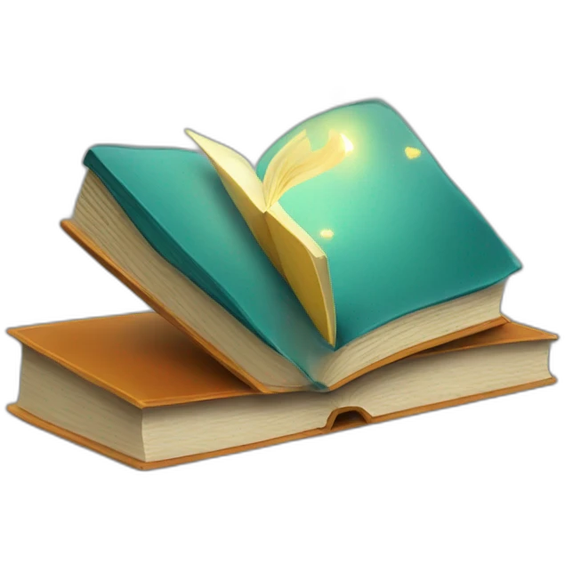 giving a book emoji