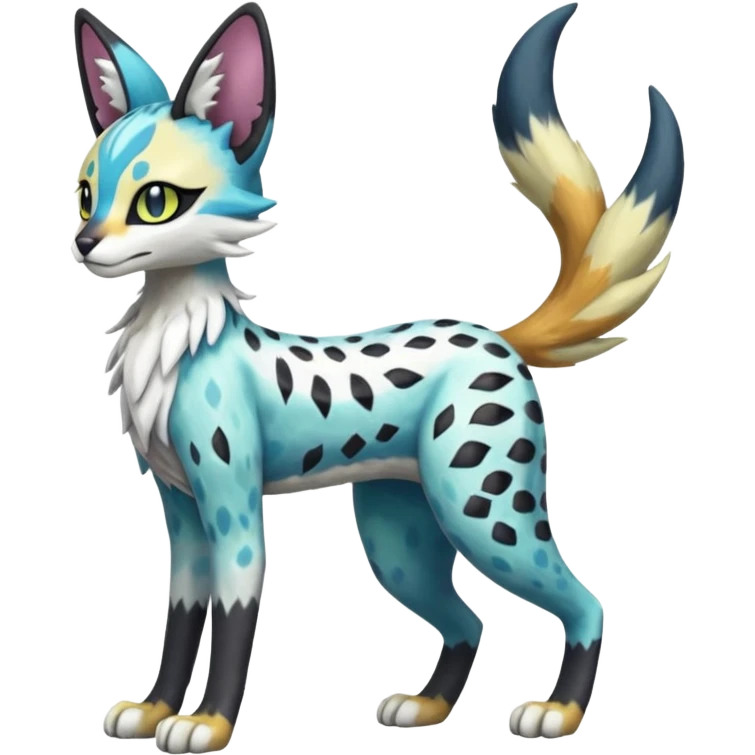 Meloetta-Trico-Silvally-Sergal-Serval-Cresselia-Fakémon-creature-hybrid emoji