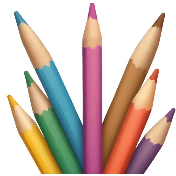 colored pencils emoji