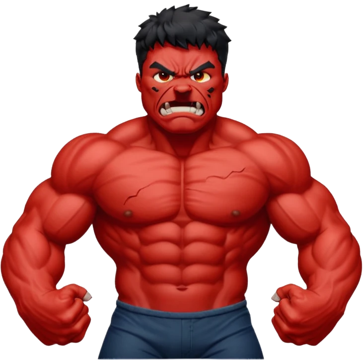 Red hulk emoji