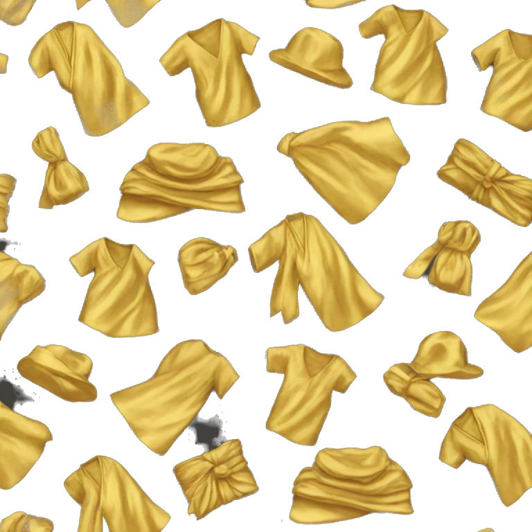 Perfect Gold silk robe emoji