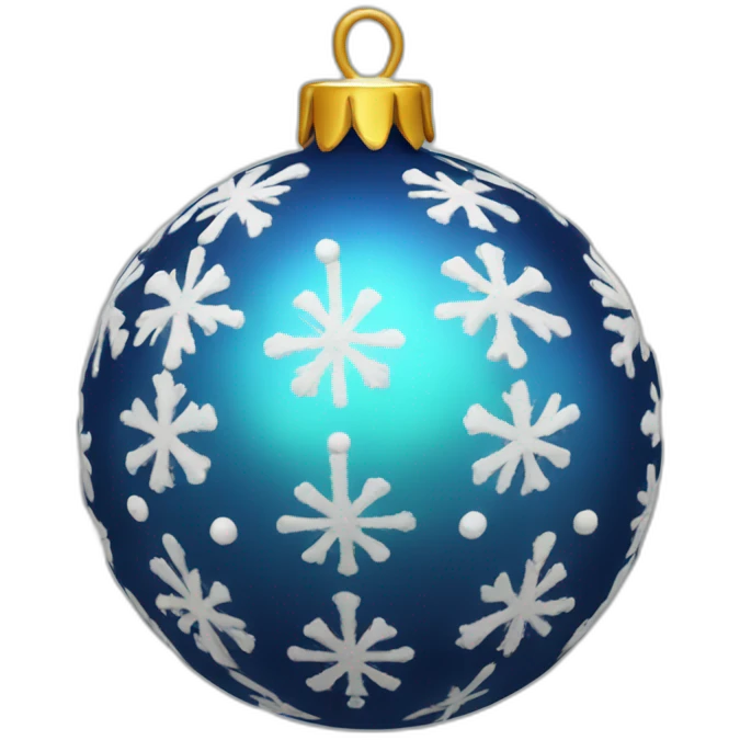 Christmas ball emoji
