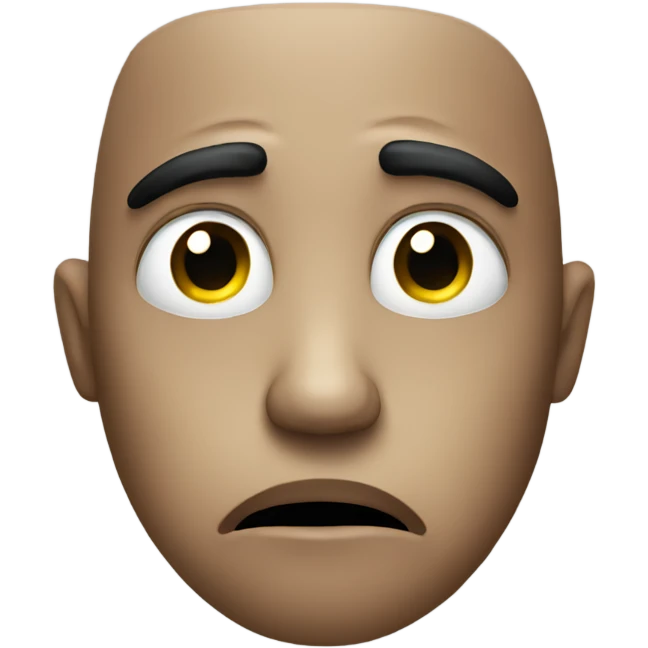 sad face emoji