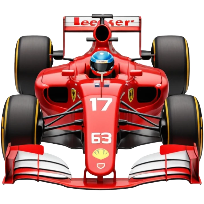Leclerc formula 1 car emoji