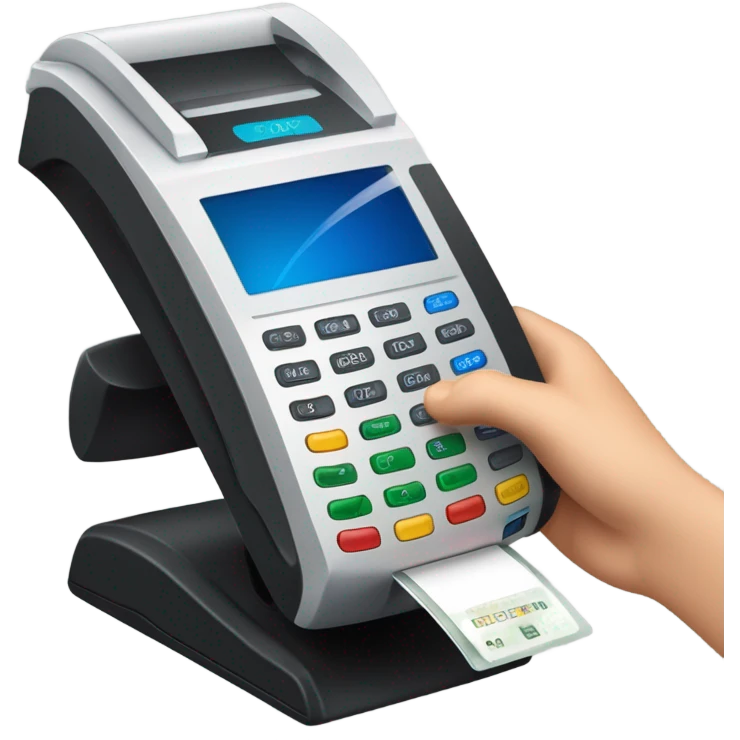 tap POS TERMINAL PAYMENTS  emoji