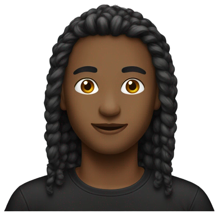 short and loose black tshirt  emoji