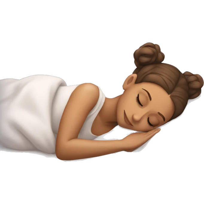Ariana Grande sleeping emoji