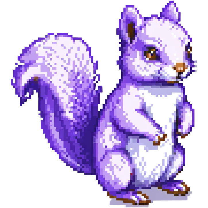 purple squirrel emoji