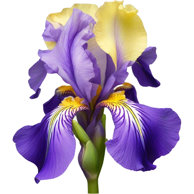Iris flower emoji