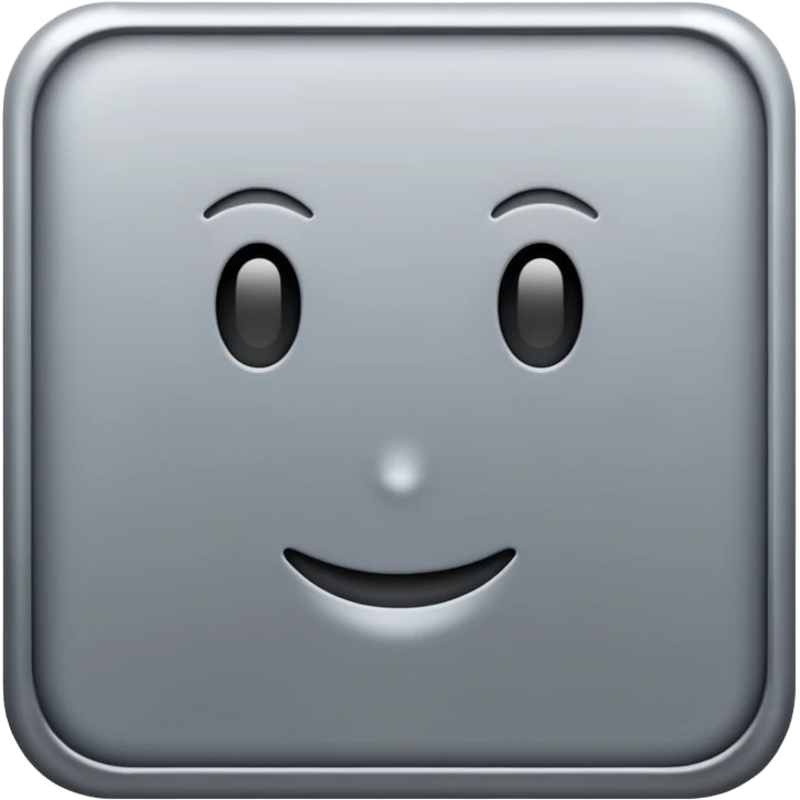Grey square  emoji
