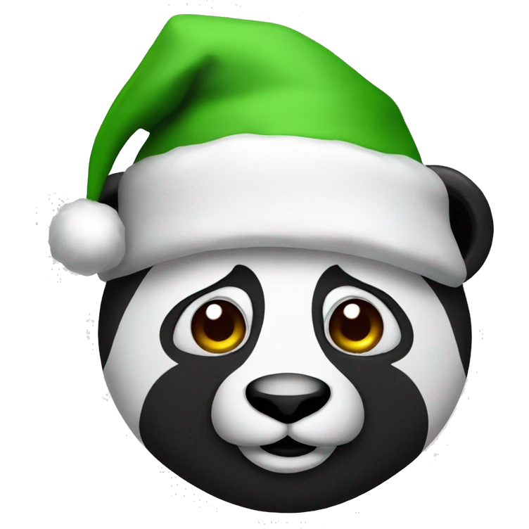 Panda Santa  emoji