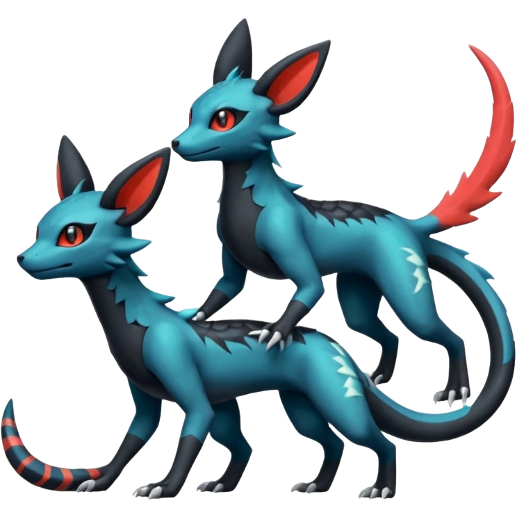 Trico-Silvally-Umbreon-Salandit-fusion emoji