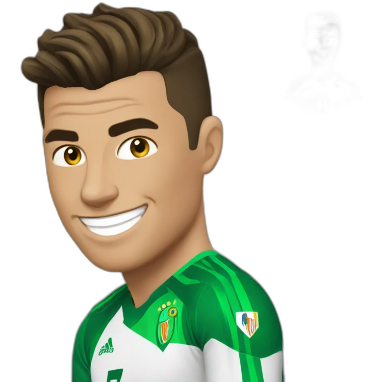Happy Cristiano Ronaldo emoji