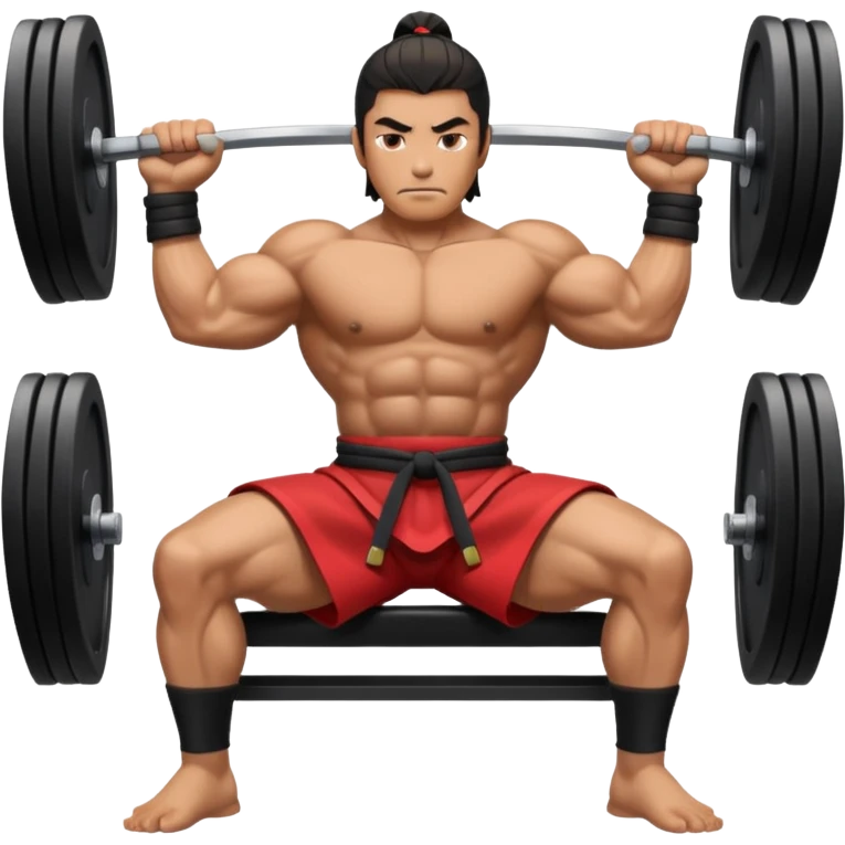 samurai bench press emoji