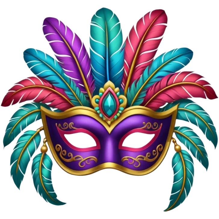 Festival themed Mask emoji