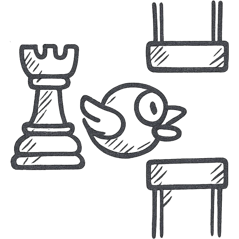 Chess flappy bird game  emoji