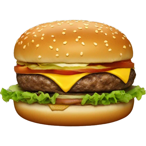 Clinton burger   emoji