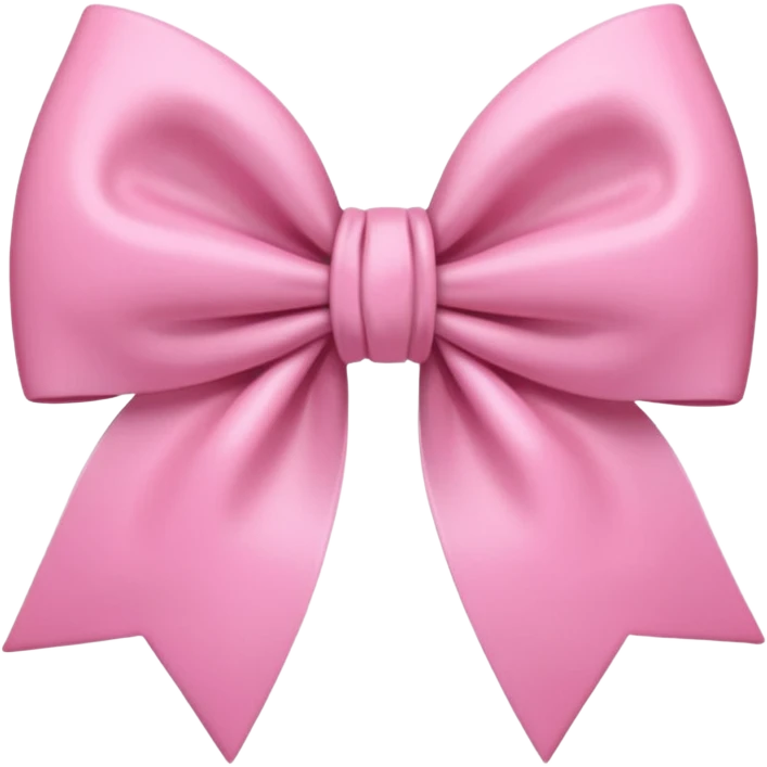 Pink coquette aesthetic bow pale emoji
