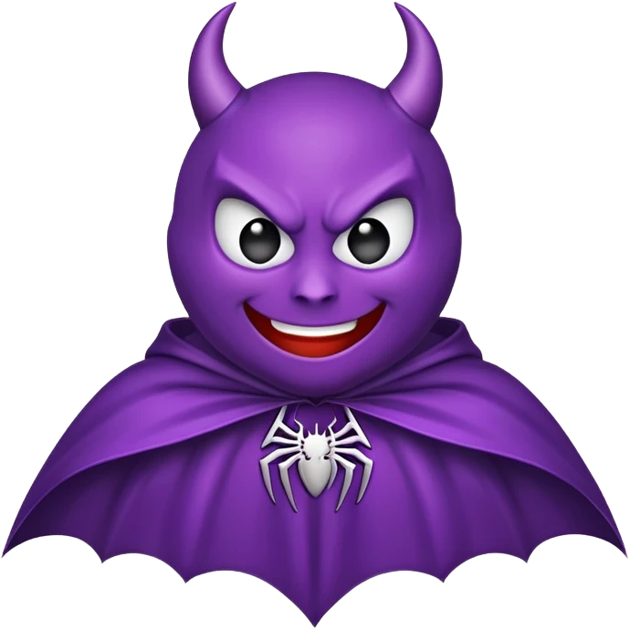 purple Devils Emoji Like this 😈 in this Emoji 🕸️ emoji