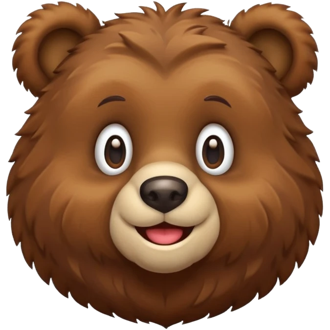 Bottomless bear emoji