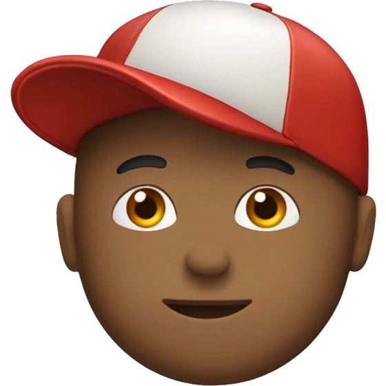 red baseball cap emoji
