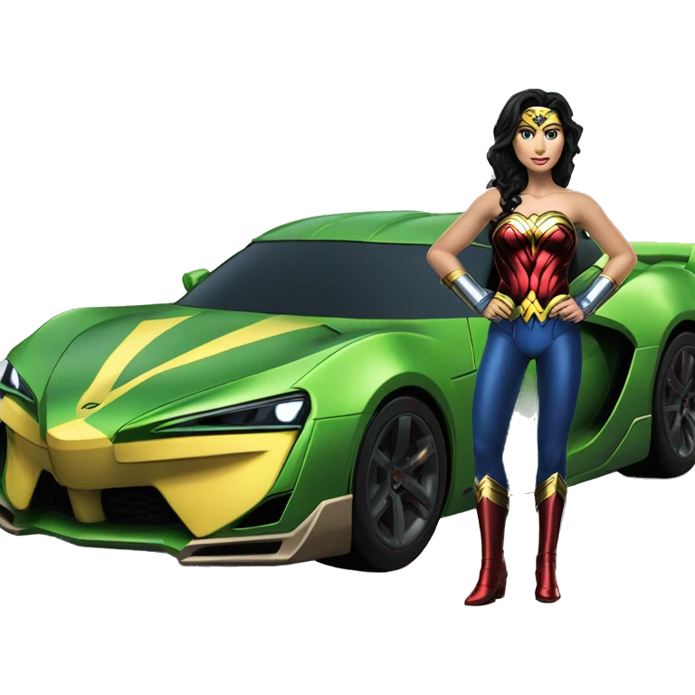 Wonder Woman and HULK’s muscular Toyota 86 hypercar emoji
