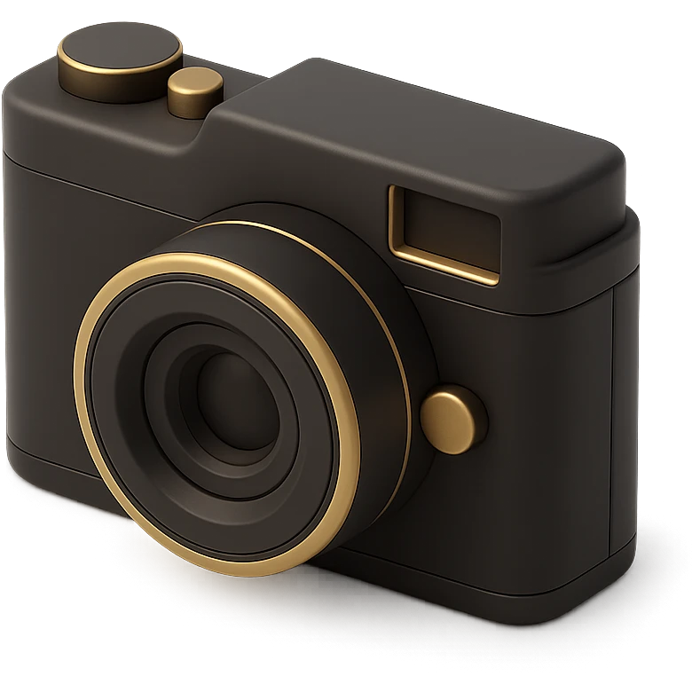 black camera emoji