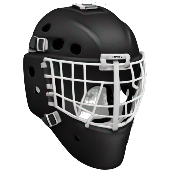 Black hockey mask，kan ye emoji