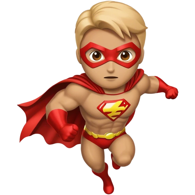 superhero in action emoji