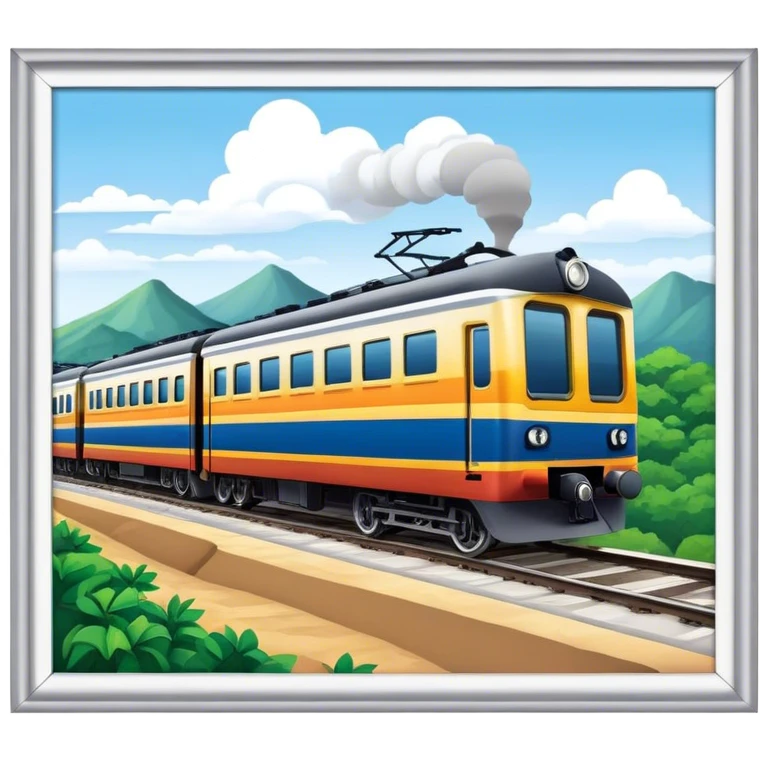 sri lanka train  emoji