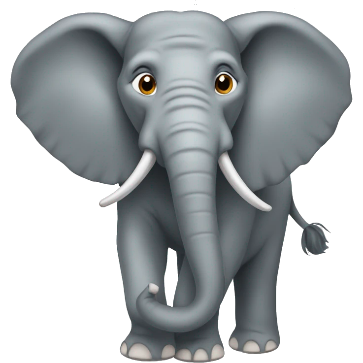 A elephant emoji