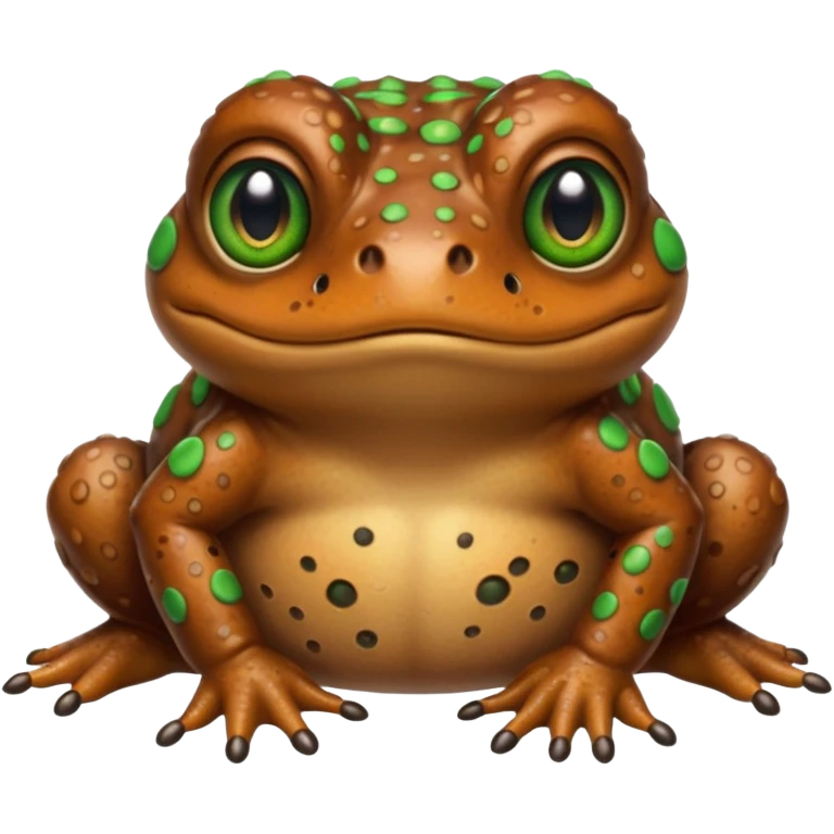 Brown toad emoji