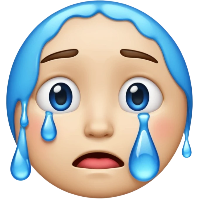 An emoji that is crying emoji