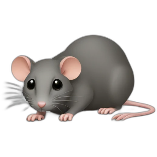 rat hiding emoji