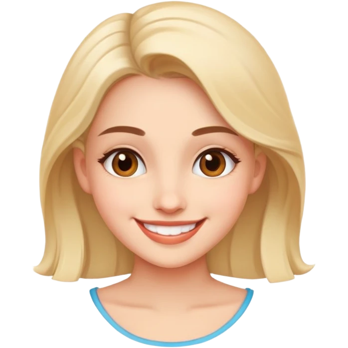 Flirtatious girl emoji