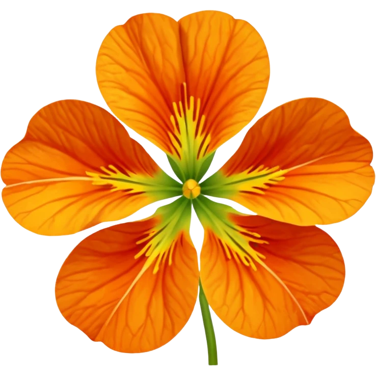 nasturtium flower emoji