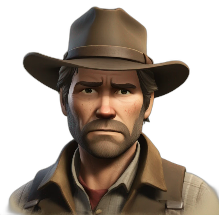 Old Arthur Morgan read dead redemption 2 emoji
