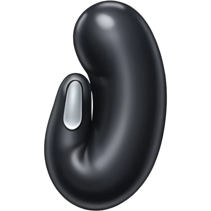 Realistic black penis emoji