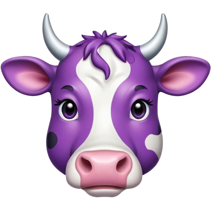 purple cow emoji