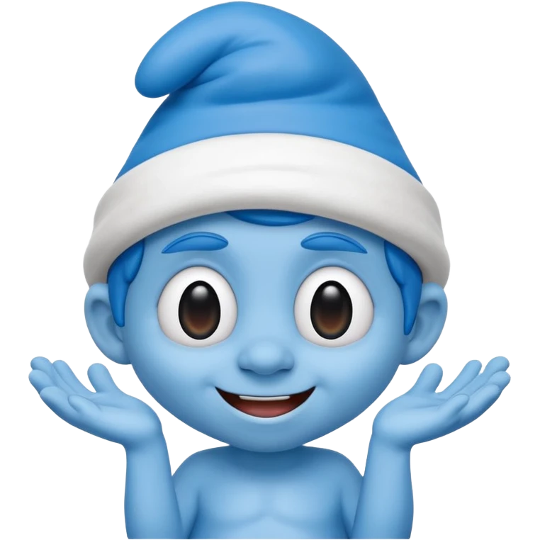 Make me a Smurf emoji emoji