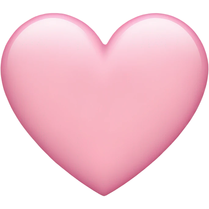 Baby pink heart emoji