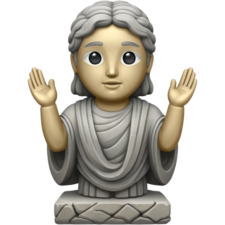 Statue, idol emoji