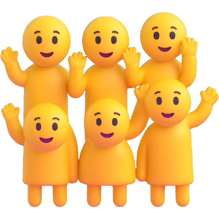three emoji people in first, second and third place emoji